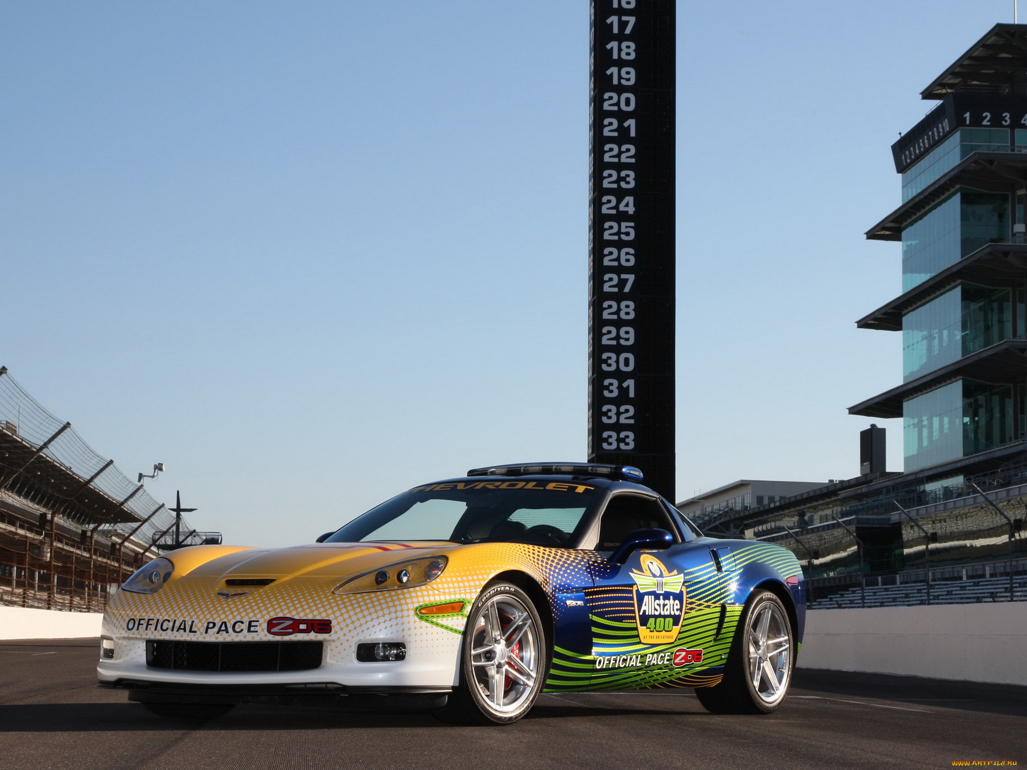 corvette z06 allstate 400 pace car 2008, , corvette, z06, allstate, 400, pace, car, 2008